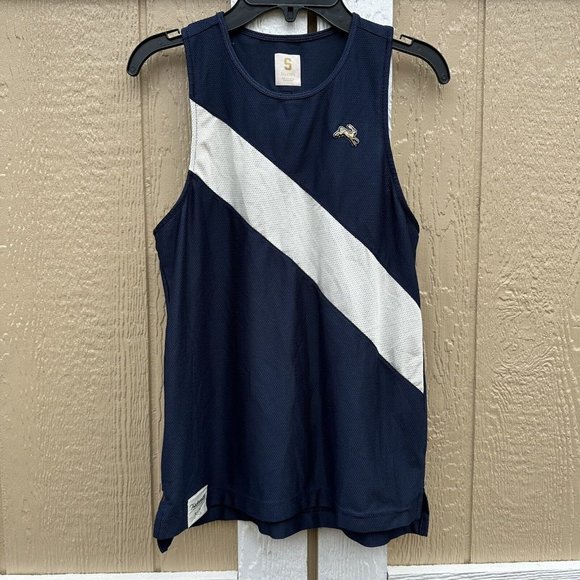 Tracksmith Tops - Tracksmith Van Cortlandt Singlet Navy Blue Women’s Size Small Running Track Tank